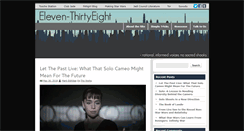 Desktop Screenshot of eleven-thirtyeight.com